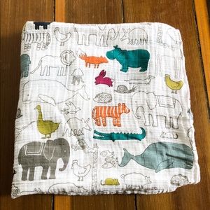 Pehr swaddle blanket: Noah’s Ark